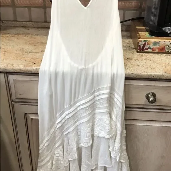 Free People Endless Summer Slice Of Heaven Maxi Midi Dress Ivory - Picture 6 of 7